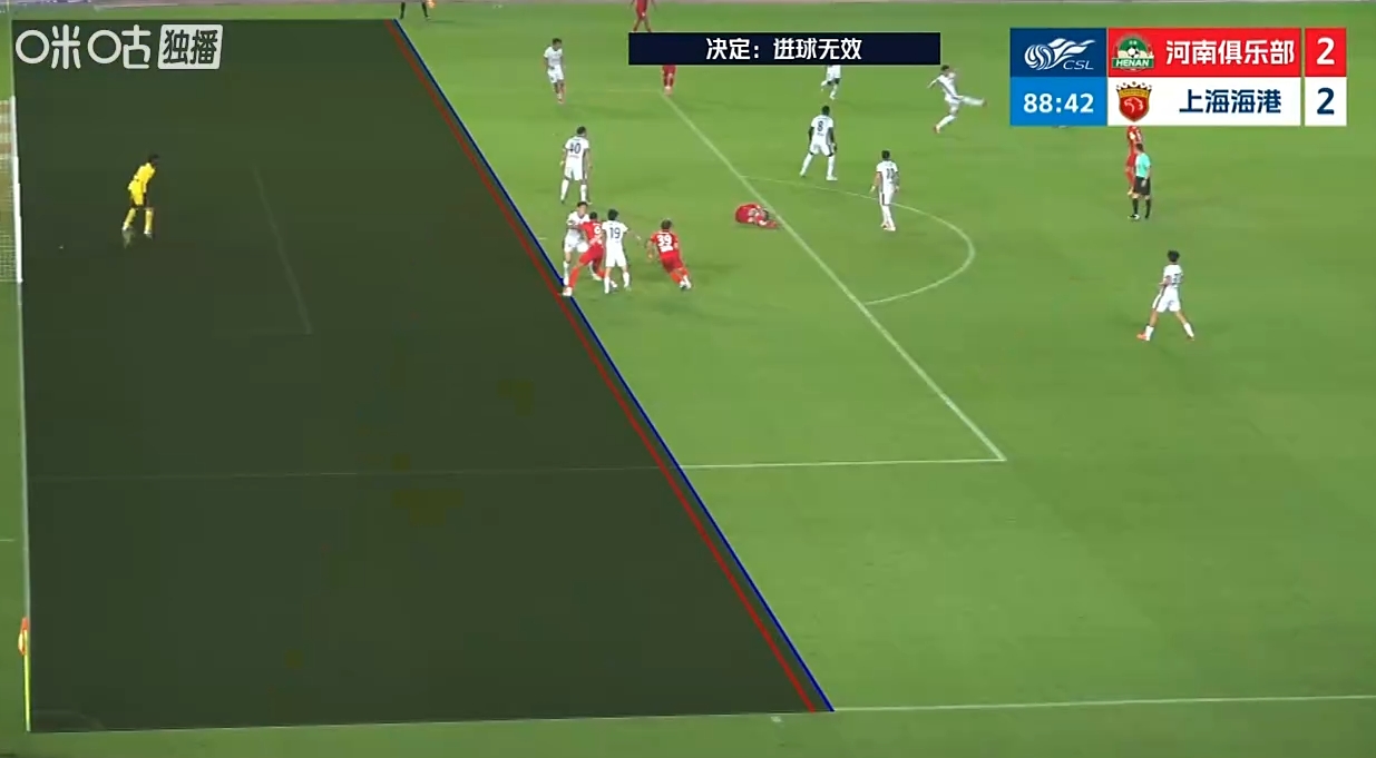 古斯塔沃脚尖越位VAR回看取消绝平球 海港客场2-1险胜河南 古斯塔沃脚尖越位VAR回看取消绝平球 海港客场2-1险胜河南