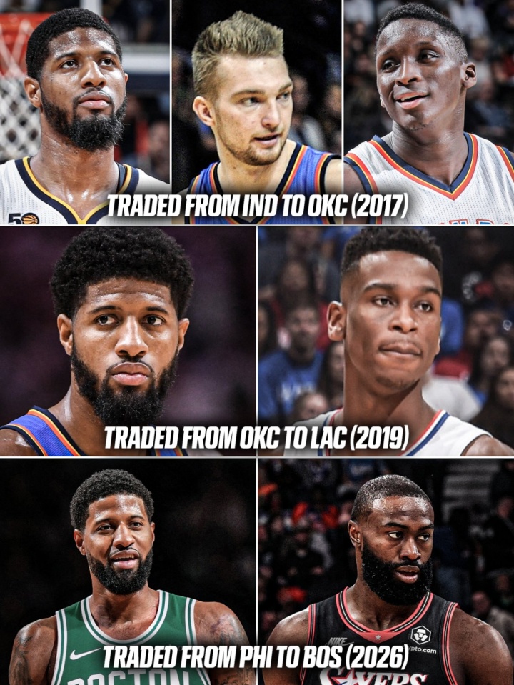 乔治交易价值实证:三次易主换回1MVP+3全明星+9选秀权 乔治交易价值实证:三次易主换回1MVP+3全明星+9选秀权