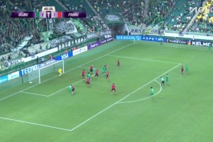 [进球视频]首秀破门+1！杜齐亚克混战中捡漏得手 国安3-1领先
